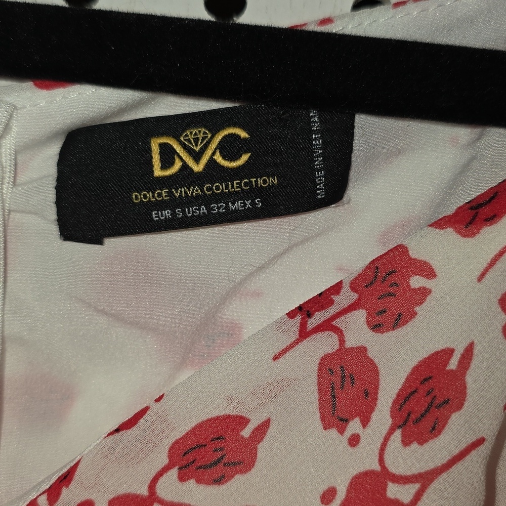 Dolce Vita Collection Size Small Floral Puff Sleeve Midi Dress - Picture 5 of 7